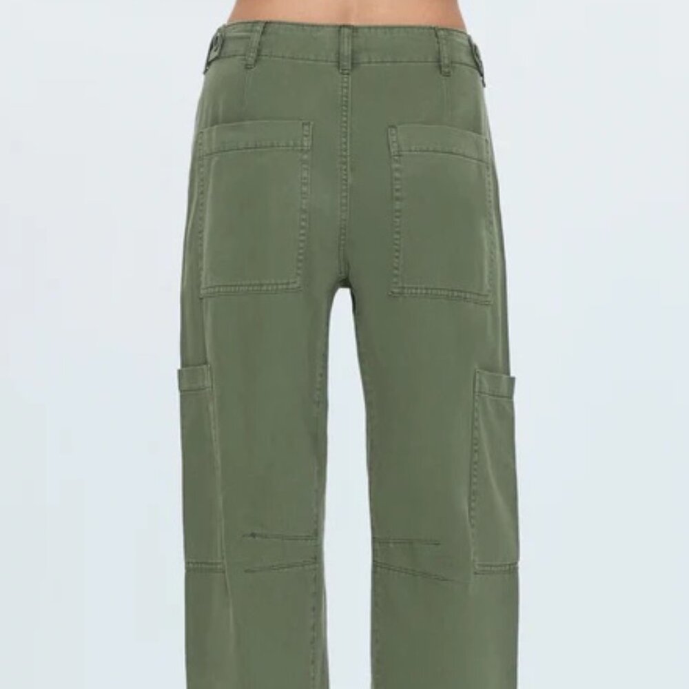 NEW Pistola Sabrina Curved Utility Pants - Meadow Green - Picture 5 of 11